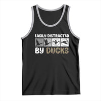 Funny Hunting Gift Tank Top Easily Distracted By Ducks Outdoor Lover - Wonder Print Shop