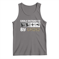Funny Hunting Gift Tank Top Easily Distracted By Ducks Outdoor Lover - Wonder Print Shop