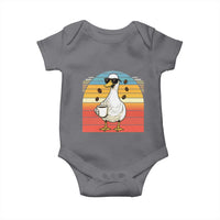 Funny Duck Drinking Baby Onesie Coffee Lover Gift - Wonder Print Shop