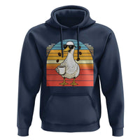 Funny Duck Drinking Hoodie Coffee Lover Gift - Wonder Print Shop