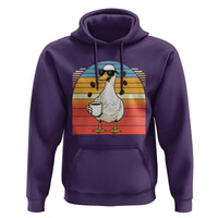 Funny Duck Drinking Hoodie Coffee Lover Gift - Wonder Print Shop