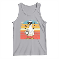 Funny Duck Drinking Tank Top Coffee Lover Gift - Wonder Print Shop