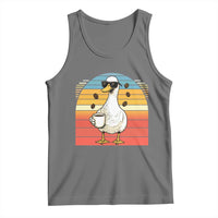 Funny Duck Drinking Tank Top Coffee Lover Gift - Wonder Print Shop