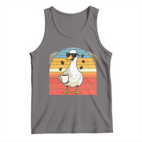 Funny Duck Drinking Tank Top Coffee Lover Gift - Wonder Print Shop