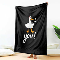 Funny Sarcastic Duck You Throw Blanket Farm Animal Gift - Wonder Print Shop