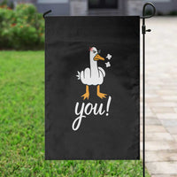 Funny Sarcastic Duck You Garden Flag Farm Animal Gift - Wonder Print Shop