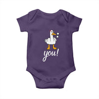 Funny Sarcastic Duck You Baby Onesie Farm Animal Gift - Wonder Print Shop