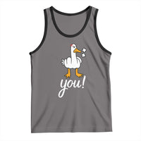 Funny Sarcastic Duck You Tank Top Farm Animal Gift - Wonder Print Shop