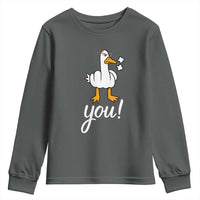 Funny Sarcastic Duck You Youth Sweatshirt Farm Animal Gift - Wonder Print Shop
