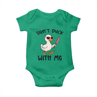 Do Not Duck With Me Baby Onesie Funny Duck Gift - Wonder Print Shop