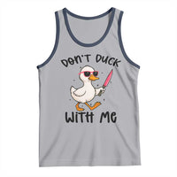 Do Not Duck With Me Tank Top Funny Duck Gift - Wonder Print Shop