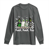 Halloween Duck Duck Boo Long Sleeve Shirt Funny Spooky Gift - Wonder Print Shop