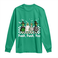 Halloween Duck Duck Boo Long Sleeve Shirt Funny Spooky Gift - Wonder Print Shop