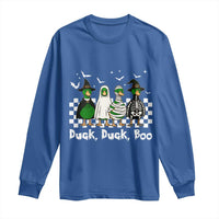 Halloween Duck Duck Boo Long Sleeve Shirt Funny Spooky Gift - Wonder Print Shop