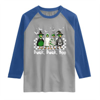Halloween Duck Duck Boo Raglan Shirt Funny Spooky Gift - Wonder Print Shop