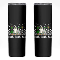 Halloween Duck Duck Boo Skinny Tumbler Funny Spooky Gift