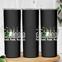 Halloween Duck Duck Boo Skinny Tumbler Funny Spooky Gift