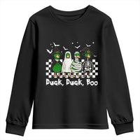Halloween Duck Duck Boo Youth Sweatshirt Funny Spooky Gift - Wonder Print Shop