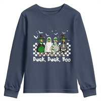 Halloween Duck Duck Boo Youth Sweatshirt Funny Spooky Gift - Wonder Print Shop