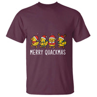 Funny Christmas Duck T Shirt Merry Quackmas Gift - Wonder Print Shop