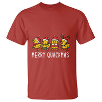 Funny Christmas Duck T Shirt Merry Quackmas Gift - Wonder Print Shop