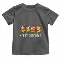 Funny Christmas Duck Toddler T Shirt Merry Quackmas Gift - Wonder Print Shop