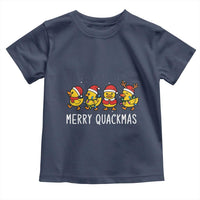 Funny Christmas Duck Toddler T Shirt Merry Quackmas Gift - Wonder Print Shop