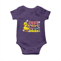 Duck Lover Gift Baby Onesie Just A Girl Who Loves Ducks - Wonder Print Shop