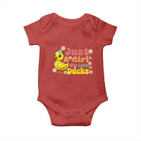 Duck Lover Gift Baby Onesie Just A Girl Who Loves Ducks - Wonder Print Shop