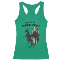 Home Of The Jersey Devil Racerback Tank Top Cryptid Gift - Wonder Print Shop