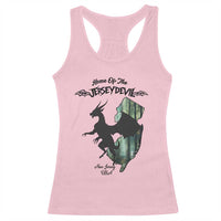 Home Of The Jersey Devil Racerback Tank Top Cryptid Gift - Wonder Print Shop