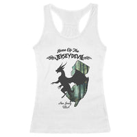 Home Of The Jersey Devil Racerback Tank Top Cryptid Gift - Wonder Print Shop
