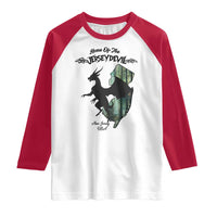 Home Of The Jersey Devil Raglan Shirt Cryptid Gift - Wonder Print Shop