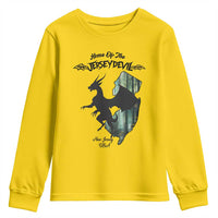 Home Of The Jersey Devil Youth Sweatshirt Cryptid Gift - Wonder Print Shop