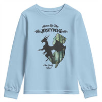 Home Of The Jersey Devil Youth Sweatshirt Cryptid Gift - Wonder Print Shop