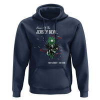 Jersey Devil Hoodie Home Of New Jersey Est 1735 Cryptid Gift - Wonder Print Shop