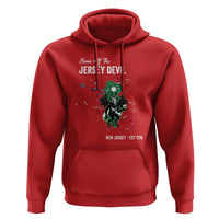 Jersey Devil Hoodie Home Of New Jersey Est 1735 Cryptid Gift - Wonder Print Shop