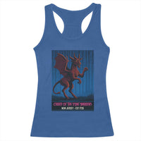 Jersey Devil Racerback Tank Top Creep Of The Pine Barrens New Jersey Est 1735 - Wonder Print Shop