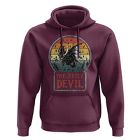 The Jersey Devil Hoodie Retro Vintage New Jersey Cryptid - Wonder Print Shop