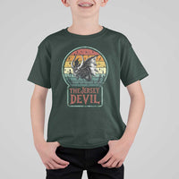 The Jersey Devil T Shirt For Kid Retro Vintage New Jersey Cryptid - Wonder Print Shop