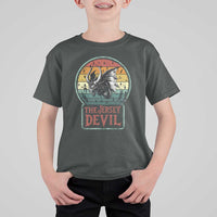 The Jersey Devil T Shirt For Kid Retro Vintage New Jersey Cryptid - Wonder Print Shop
