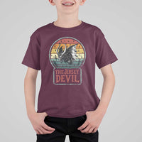 The Jersey Devil T Shirt For Kid Retro Vintage New Jersey Cryptid - Wonder Print Shop