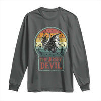 The Jersey Devil Long Sleeve Shirt Retro Vintage New Jersey Cryptid - Wonder Print Shop