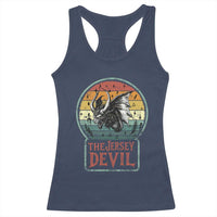 The Jersey Devil Racerback Tank Top Retro Vintage New Jersey Cryptid - Wonder Print Shop
