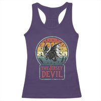 The Jersey Devil Racerback Tank Top Retro Vintage New Jersey Cryptid - Wonder Print Shop