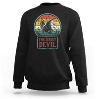 The Jersey Devil Sweatshirt Retro Vintage New Jersey Cryptid - Wonder Print Shop
