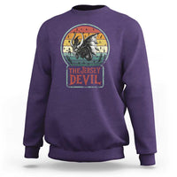 The Jersey Devil Sweatshirt Retro Vintage New Jersey Cryptid - Wonder Print Shop