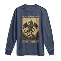 Jersey Devil Long Sleeve Shirt Gothic Horror Gift Pine Barrens New Jersey - Wonder Print Shop