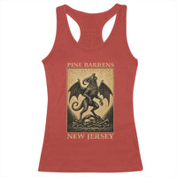 Jersey Devil Racerback Tank Top Gothic Horror Gift Pine Barrens New Jersey - Wonder Print Shop