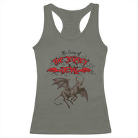Jersey Devil Racerback Tank Top The Curse Of The Cryptid Gothic Horror Gift - Wonder Print Shop